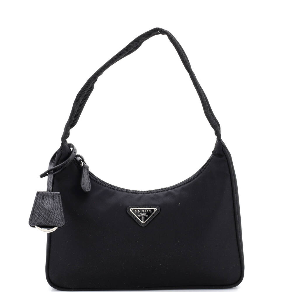Prada Re-Edition Hobo Tessuto Mini #233484P12B